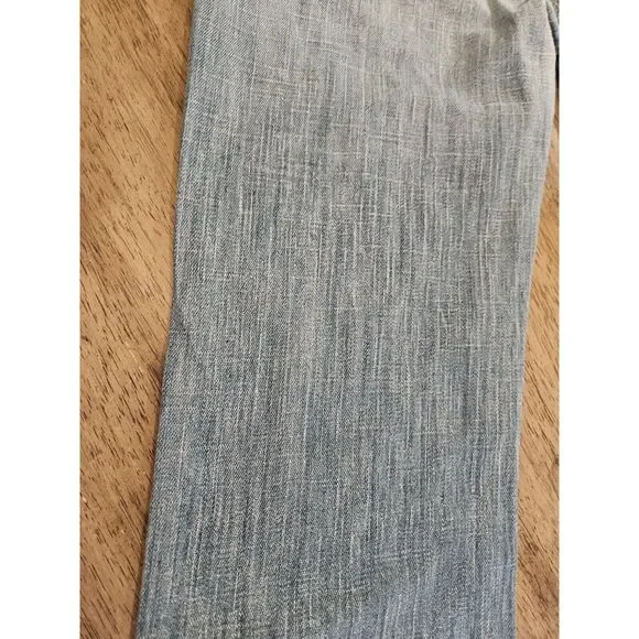 Women's vintage Y2K Mid-rise Jeans Straight 90's Light Denim Pants Blue boot cut - Picture 9 of 16